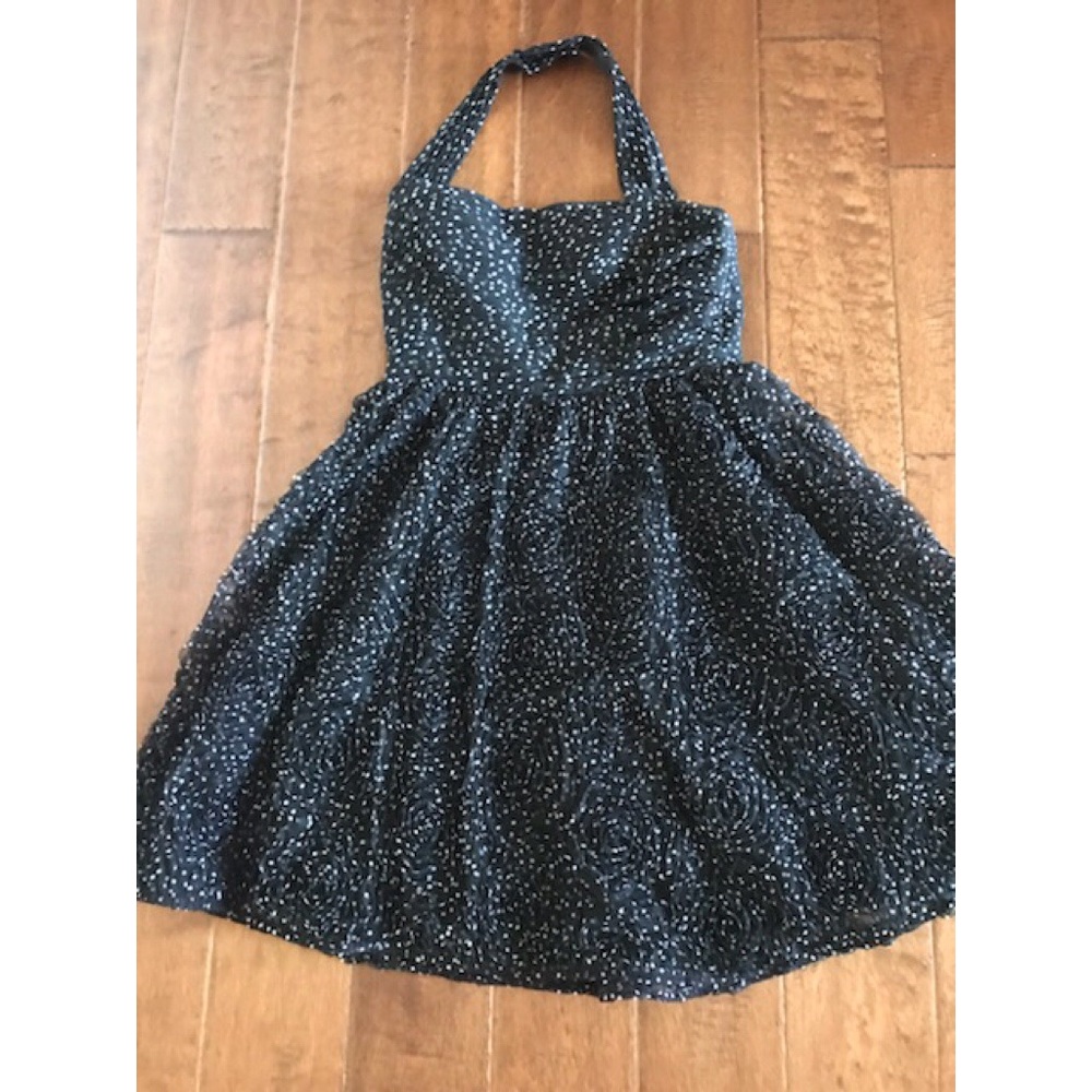 Adrianna Papell Rosette Halter Dress